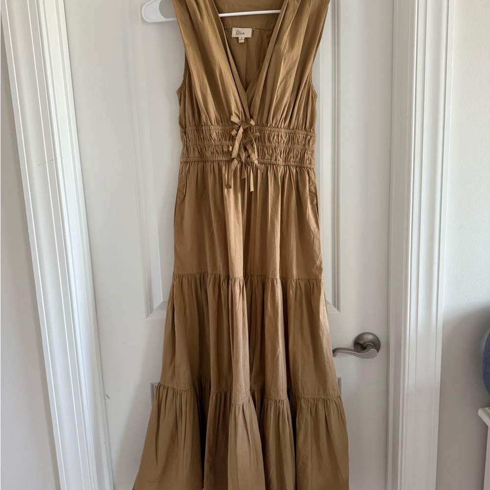 Elan Tan Maxi Dress